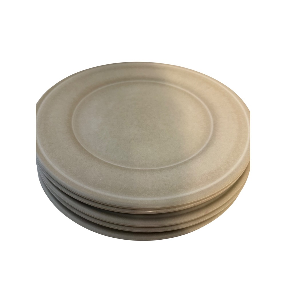 Threshold Bamboo Melamine Dinner Plates Tan Set of 5 10.5 Inch BPA Free Q3 2020